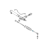 OEM Pontiac Aztek Boot Kit Clamp Diagram - 3786276