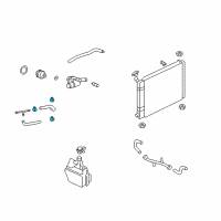 OEM 2000 Ford Focus Hose Clamp Diagram - -W527152-S301