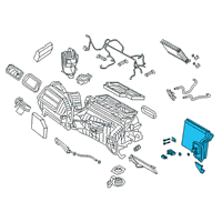 OEM BMW 330e xDrive EVAPORATOR WITH EXPANSION VA Diagram - 64-11-9-495-819