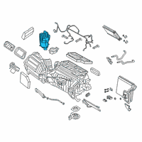 OEM BMW 330i Blower Unit Diagram - 64-11-9-382-861