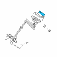 OEM 2010 Dodge Ram 2500 Anti-Lock Brake System Module Diagram - 68066406AA