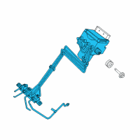 OEM 2010 Dodge Ram 3500 Anti-Lock Brake Control Unit Diagram - 55366224AR