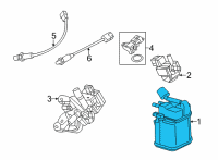 OEM 2022 Chevrolet Trax Vapor Canister Diagram - 42763670
