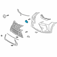 OEM Lexus UX250h Sensor Assembly, MILLIME Diagram - 88210-02020