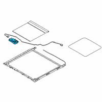 OEM 2021 Hyundai Palisade Motor Assembly-P/ROOF(Roller) Diagram - 81679-S8100