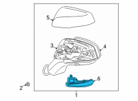 OEM Toyota Corolla Cross Signal Lamp Diagram - 81730-0E040