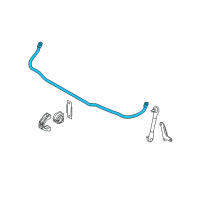 OEM 2009 BMW M5 Stabilizer, Front Diagram - 31-35-2-283-070