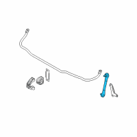 OEM BMW 535i Left Swing Support Diagram - 31-30-6-781-547