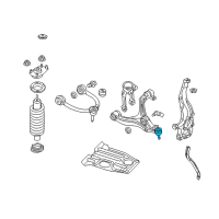 OEM 2013 Dodge Durango BALLJOINT-Lower Control Arm Diagram - 68069648AB