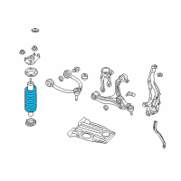 OEM 2020 Jeep Grand Cherokee Front Coil Spring Right Diagram - 68029620AF