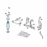 OEM 2021 Jeep Grand Cherokee ABSORBER-Suspension Diagram - 68298325AE