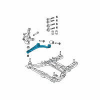 OEM 2007 Chrysler Pacifica Suspension Control Arm Diagram - 4743476AI