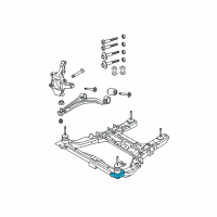 OEM Chrysler Pacifica INSULATOR-CROSSMEMBER Diagram - 4743434AB