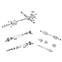 OEM Pontiac Axle Seal Diagram - 92191957