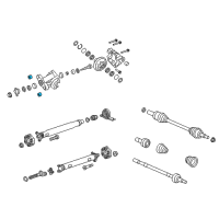 OEM Pontiac Differential Front Bushing Diagram - 92183970