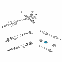 OEM Chevrolet Caprice Boot-Rear Wheel Drive Shaft Inner Cv Joint Diagram - 92189153