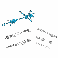 OEM 2016 Chevrolet Caprice Differential Assembly Diagram - 92283116