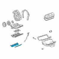 OEM 1991 Chevrolet Camaro Gasket Kit, Intake Manifold Diagram - 12520756