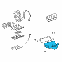 OEM 1993 Pontiac Firebird Pan Asm-Oil Diagram - 10115790