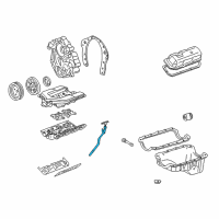 OEM Chevrolet Camaro Tube Asm-Oil Level Indicator Diagram - 10151690