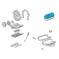 OEM 1991 Pontiac Firebird Cover Asm-Valve Rocker LH Diagram - 10191718