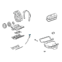 OEM 1993 Chevrolet Camaro Dipstick Diagram - 24504405