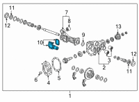 OEM 2021 GMC Yukon Actuator Diagram - 84651328