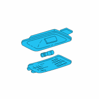 OEM Chevrolet Silverado 1500 Lamp Asm-Dome *Neutral Medium Diagram - 15052540