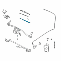 OEM 2001 Pontiac Grand Am Arm Asm-Windshield Wiper Diagram - 22724319