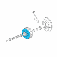 OEM Dodge B3500 Wheel Hub Diagram - 52008592