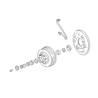 OEM Dodge Ram 1500 Stud Hub Diagram - 4746915