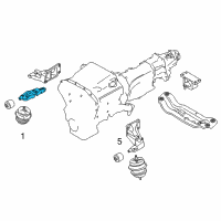 OEM 2016 Infiniti Q50 Bracket-Engine Mounting Diagram - 11272-4GA5A