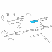 OEM Dodge Sprinter 2500 Shield-Heat Diagram - 68005202AA