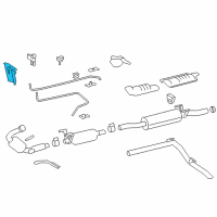 OEM 2008 Dodge Sprinter 2500 Bracket-Exhaust Diagram - 68011977AA