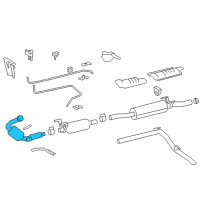 OEM Dodge Sprinter 3500 Converter-Exhaust Diagram - 68011935AA