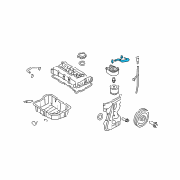 OEM 2008 Kia Rondo Hose-PCV Diagram - 2672025000