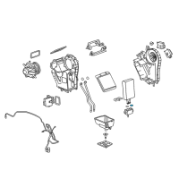 OEM 2011 Buick Enclave Rear AC Hose Seal Diagram - 89019245