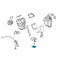 OEM 2014 GMC Acadia Lower Seal Diagram - 22816194