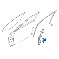 OEM 2017 Nissan Maxima Motor Assy-Regulator, RH Diagram - 80730-4RA0A