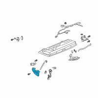 OEM 2002 Pontiac Aztek End Gate Latch Assembly Diagram - 10347135