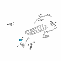 OEM 2002 Pontiac Aztek End Gate Window Latch Assembly *Marked Print Diagram - 10306904