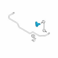 OEM 2007 Nissan Murano Bracket-Rear Stabilizer Diagram - 54650-CA000