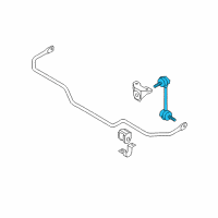 OEM 2007 Nissan Murano Rod-Connecting, Rear Stabilizer Diagram - 54668-CA010