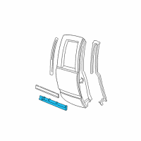 OEM 1998 Chevrolet K1500 WEATHERSTRIP, Side Door Opening Diagram - 15737950