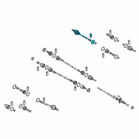 OEM Hyundai Genesis Joint & Shaft Kit-Front Axle W Diagram - 49526-B1100