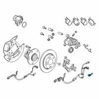 OEM 2018 Acura MDX Sensor Assembly, Rear Diagram - 57470-TZ5-A11