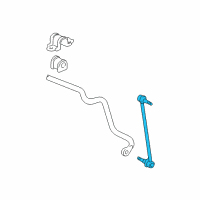 OEM Lexus RX300 Link Assy, Front Stabilizer Diagram - 48820-06030
