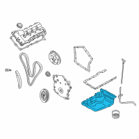 OEM Chrysler Sebring Pan-Engine Oil Diagram - 4792366AB