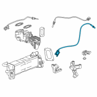 OEM 2015 GMC Savana 2500 Sensor Kit-Nitrogen Oxide (Position 1) Diagram - 12671387