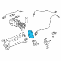 OEM 2016 Chevrolet Express 2500 Cooler Gasket Diagram - 98070023